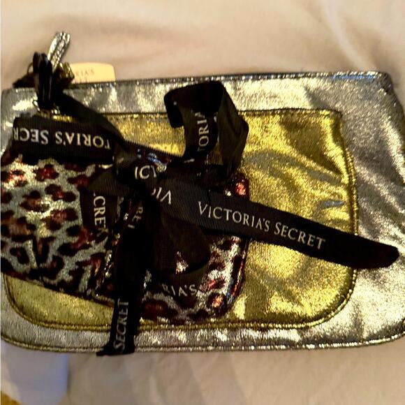 Victoria Secret 3 piece clutch pouch set nwt - Picture 1 of 3